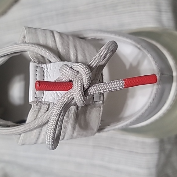 Nike Airmax FF 720 SAIL Hybrid White Leather Sandal/Sneaker Chunky Outsole Sz10 - Picture 5 of 14